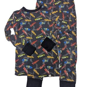 Kids' Car Print Pajama Set